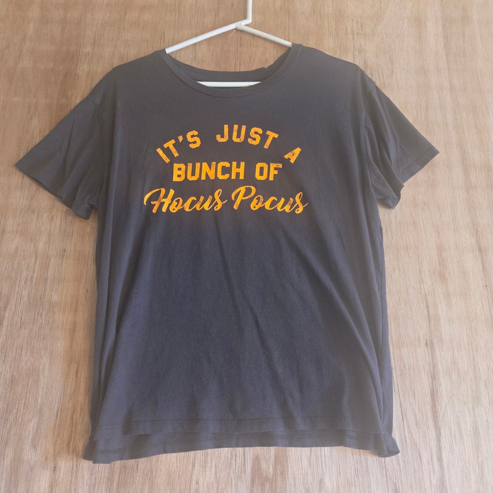 Hocus Pocus Graphic Tee By Fifth Sun Black Orange Halloween Shirt XXL Teacher